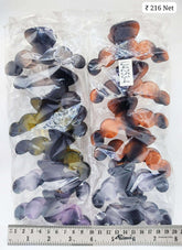 Impression Colored Plastic Hair Clutcher (Pack of 12)